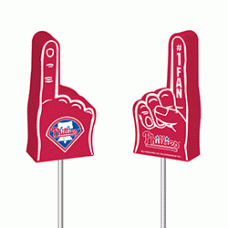 Philadelphia Phillies #1 Antenna Topper Finger / Auto Dashboard Buddy (MLB Baseball) 